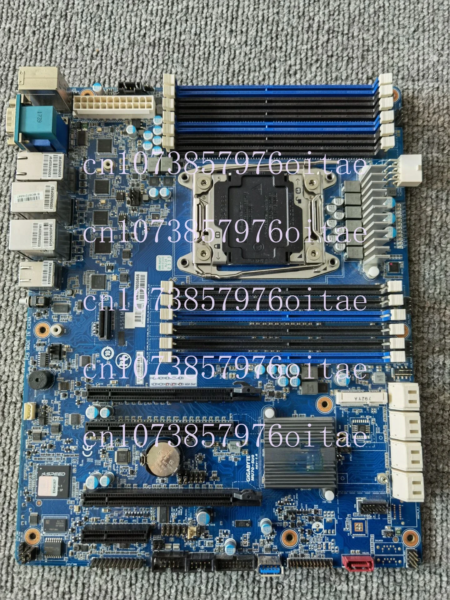 MU70-SU0 X99 Server Main Board C612 E5-2678V3 2683V4 Four Network Interface Card 2699 ES