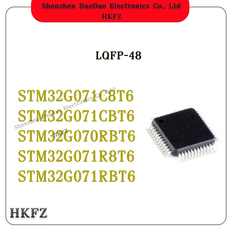 

STM32G071C8T6 STM32G071CBT6 STM32G070RBT6 STM32G071R8T6 STM32G071RBT6 Microcontroller chip IC MCU Chip LQFP-48 Quality Brand New
