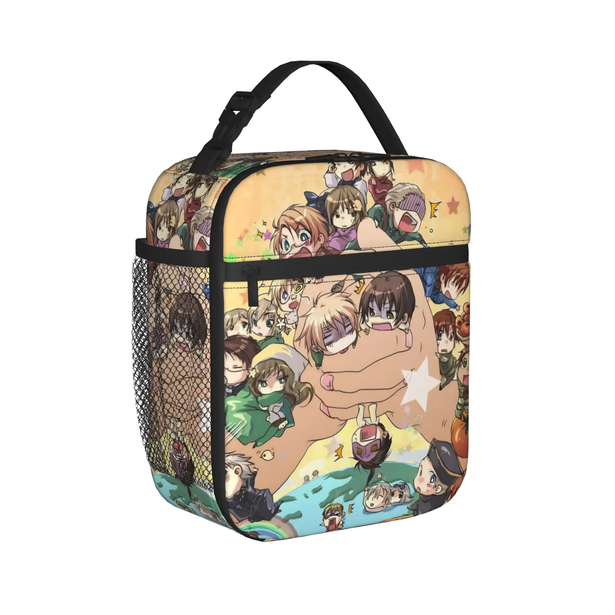 Hetalia Axis Powers Accessories Insulated Lunch Tote Bag For Outdoor  Food Box Portable Cooler Thermal Lunch Boxes