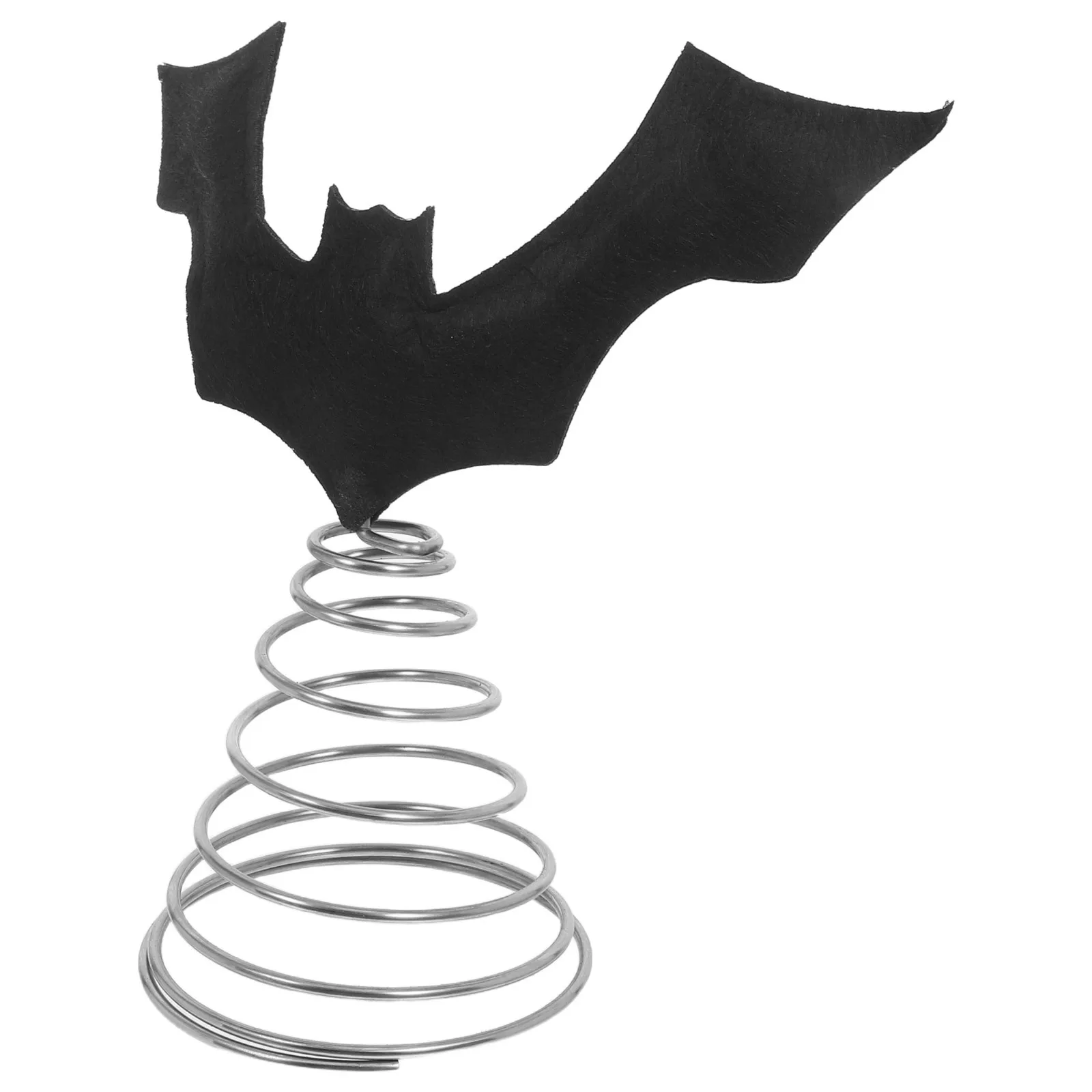 

Halloween Bat Tree Topper Black Rustic Metal Bat Ornament Haunted Party Decoration Supplies Seasonal Use