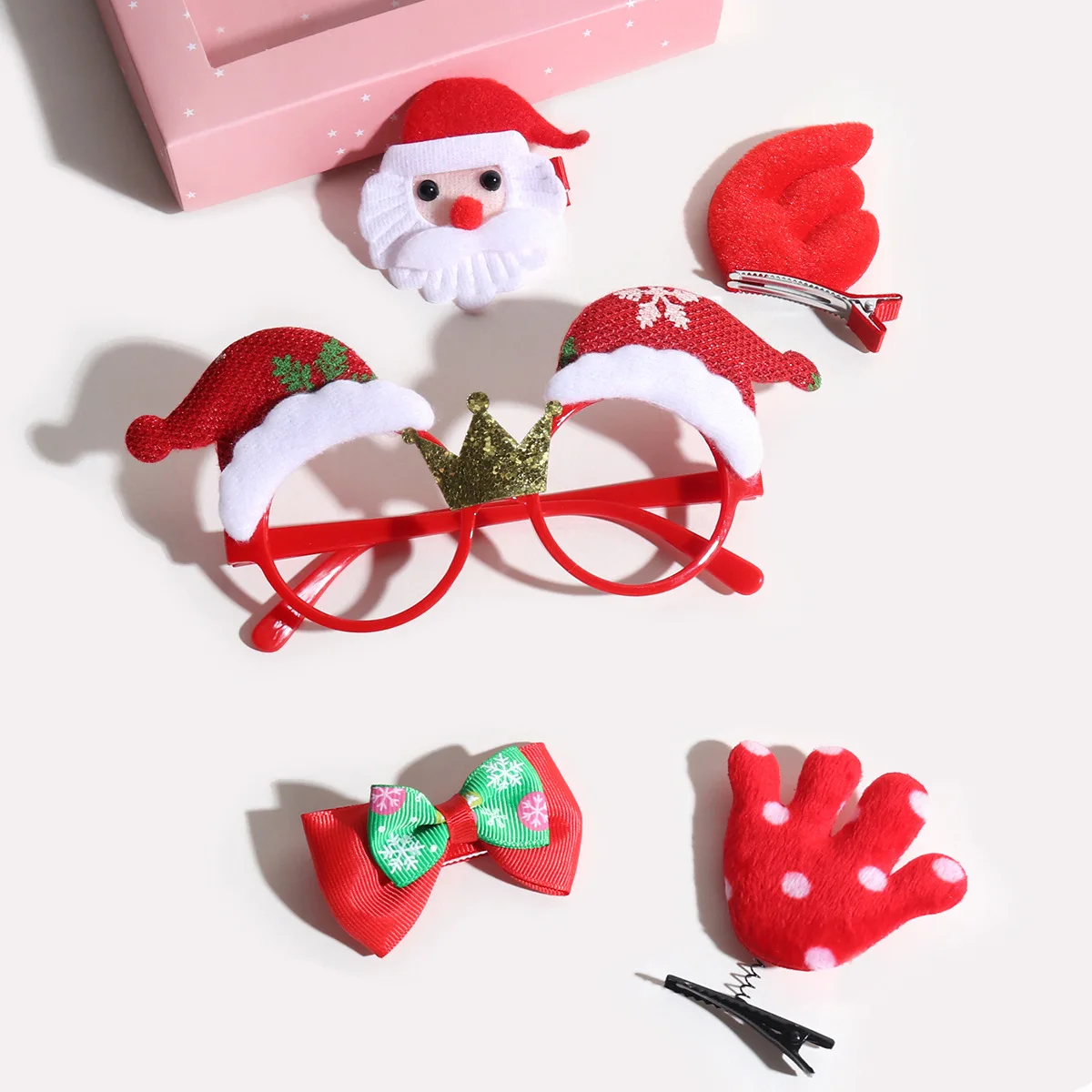 Cute Christmas Headbands Hair Clips for Girls Decorative Headdress Hairpin Hair Barrettes Christmas Hair Accessories