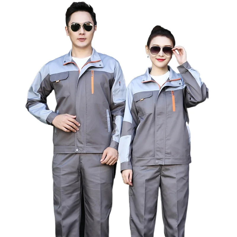 Work Clothing workwear clothes for men women Coveralls for workmen work uniform car workshop labor suit cotton mechanical SUIT4X