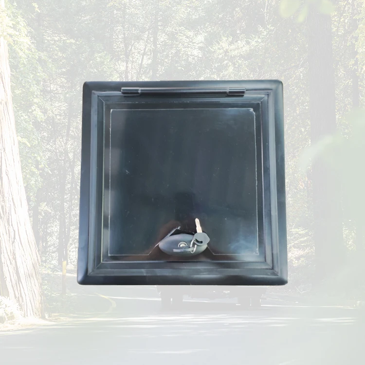 

RV Parts Right Angle Luggage Door with Hight Quality Aluminum Alloy and Tensile Lock caravan Customized