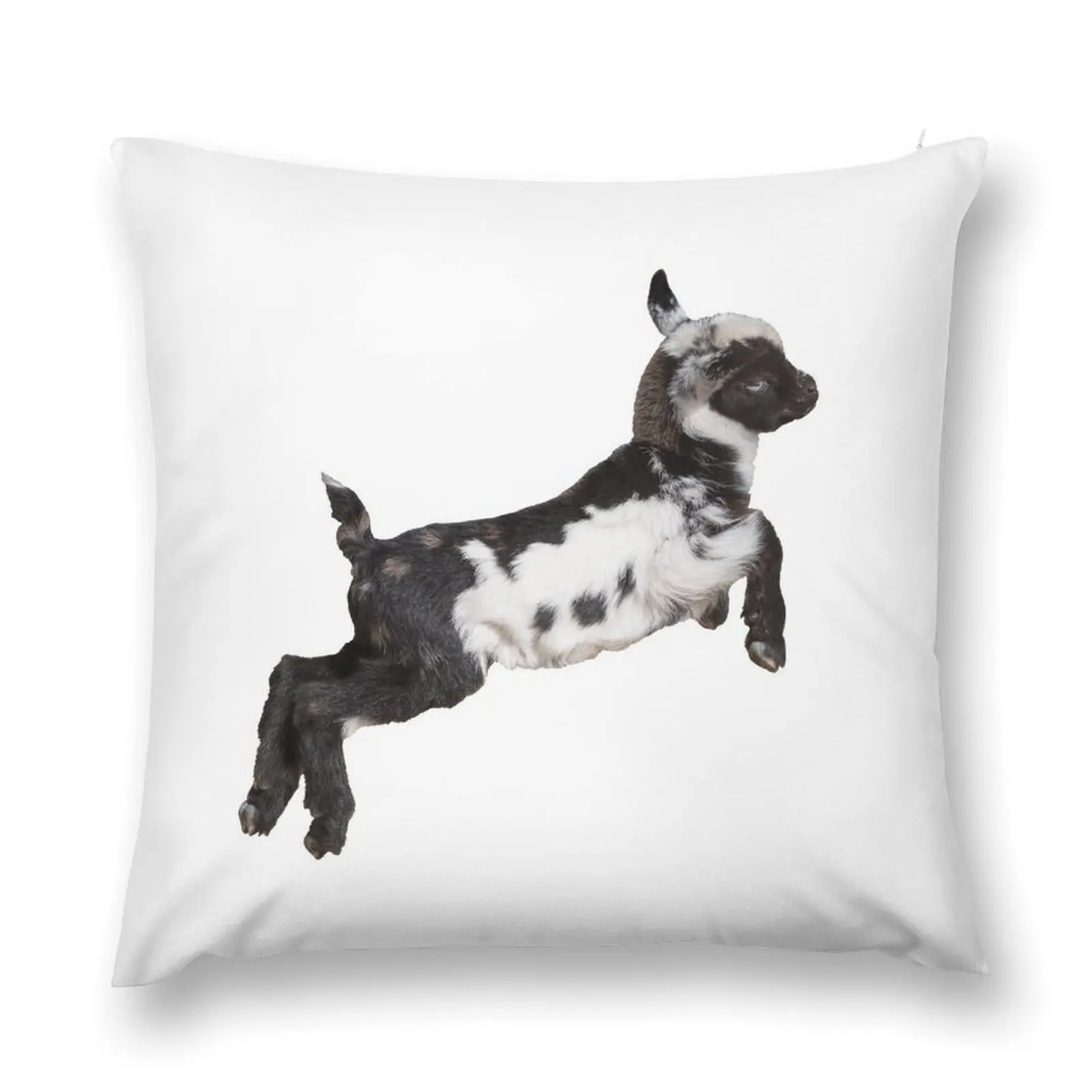 Bouncing Baby Goat III Throw Pillow Pillowcases Bed Cushions luxury home accessories Decorative Cushions For Living Room pillow