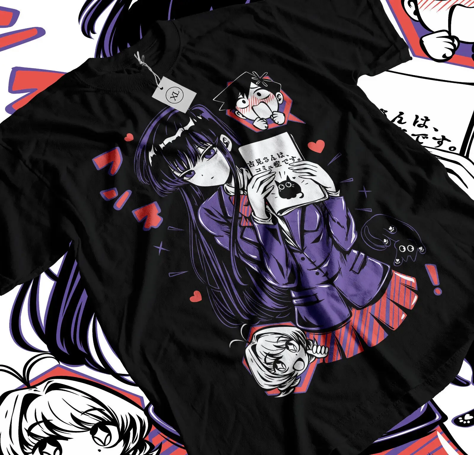 

Komi san Can't Communicate T-Shirt,hitohito,omoharu,ren,anime,manga,all size