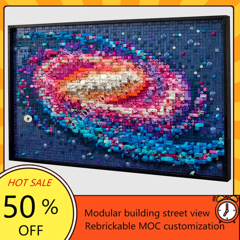 3091PCS The Milky Way Galaxy Modular MOC Creative street view Model Building Block Architecture DIY Education Assembly Toy Gifts