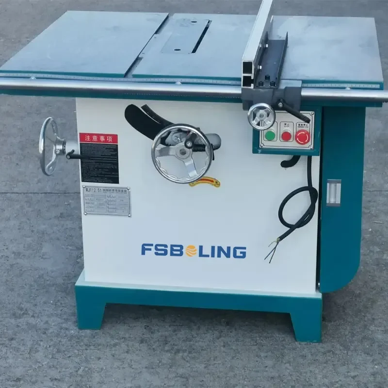 Fsboling Woodworking Machinery Dust-free Saw Sliding Table Saw Silent High-power Precision Table Saw