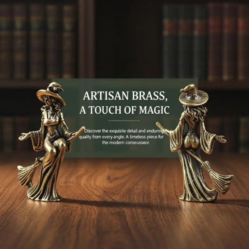 1Pcs Miniature Magic Moon Ornament Wizard Statue for Living Room Entrance Home Decor Home Furnishings