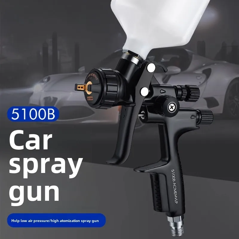 Car paint gun 4000B upper pot sheet metal paint gun pneumatic high atomization topcoat spray grab tool special spray gun