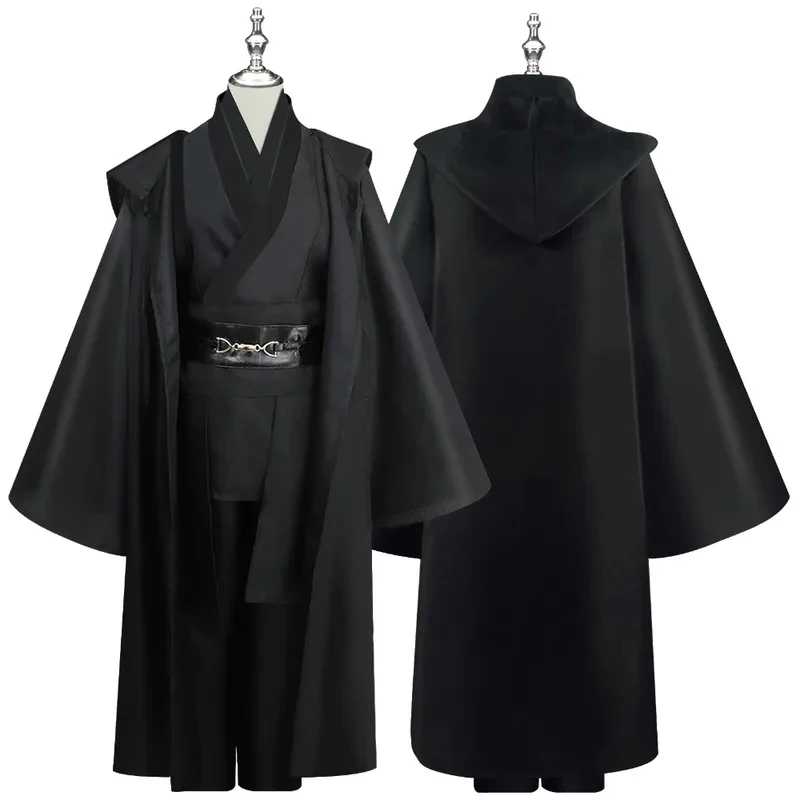 

❤2026★ Movie Jedi Warrior Cosplay Costume Adult Coat Pants Cloak Full Set Kids Warrior Role Play Uniform Suit Halloween Carniva❤