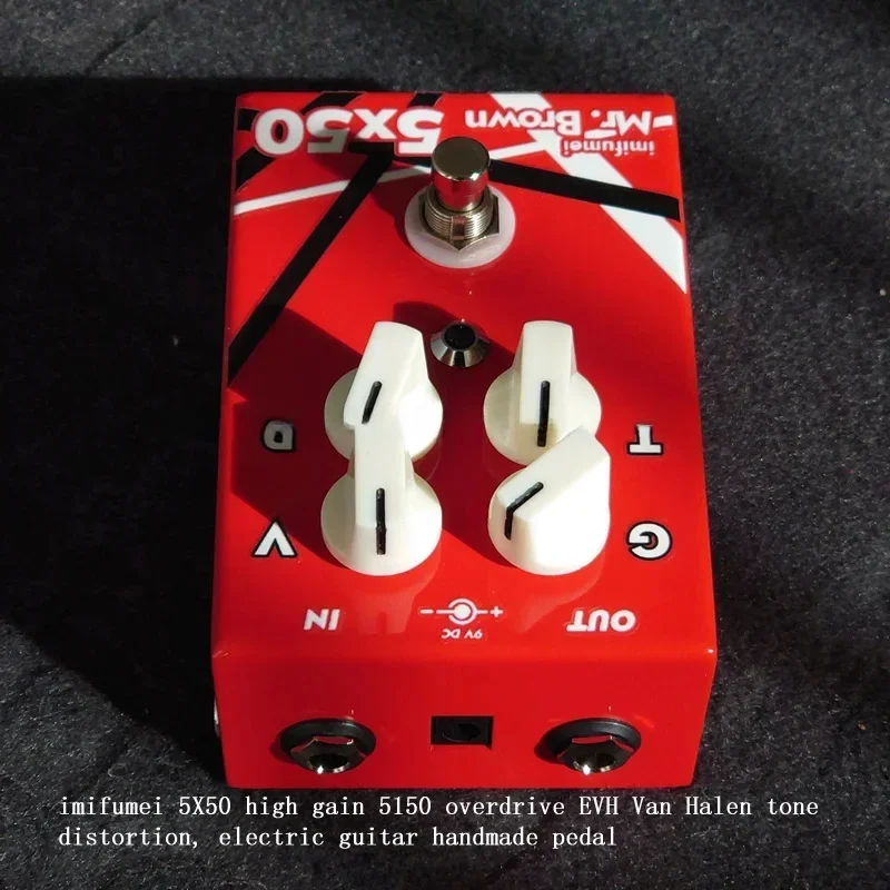 

FOR Imifumei 5X50 high gain 5150 overdrive EVH Van Halen tone distortion, electric guitar handmade pedal /effector