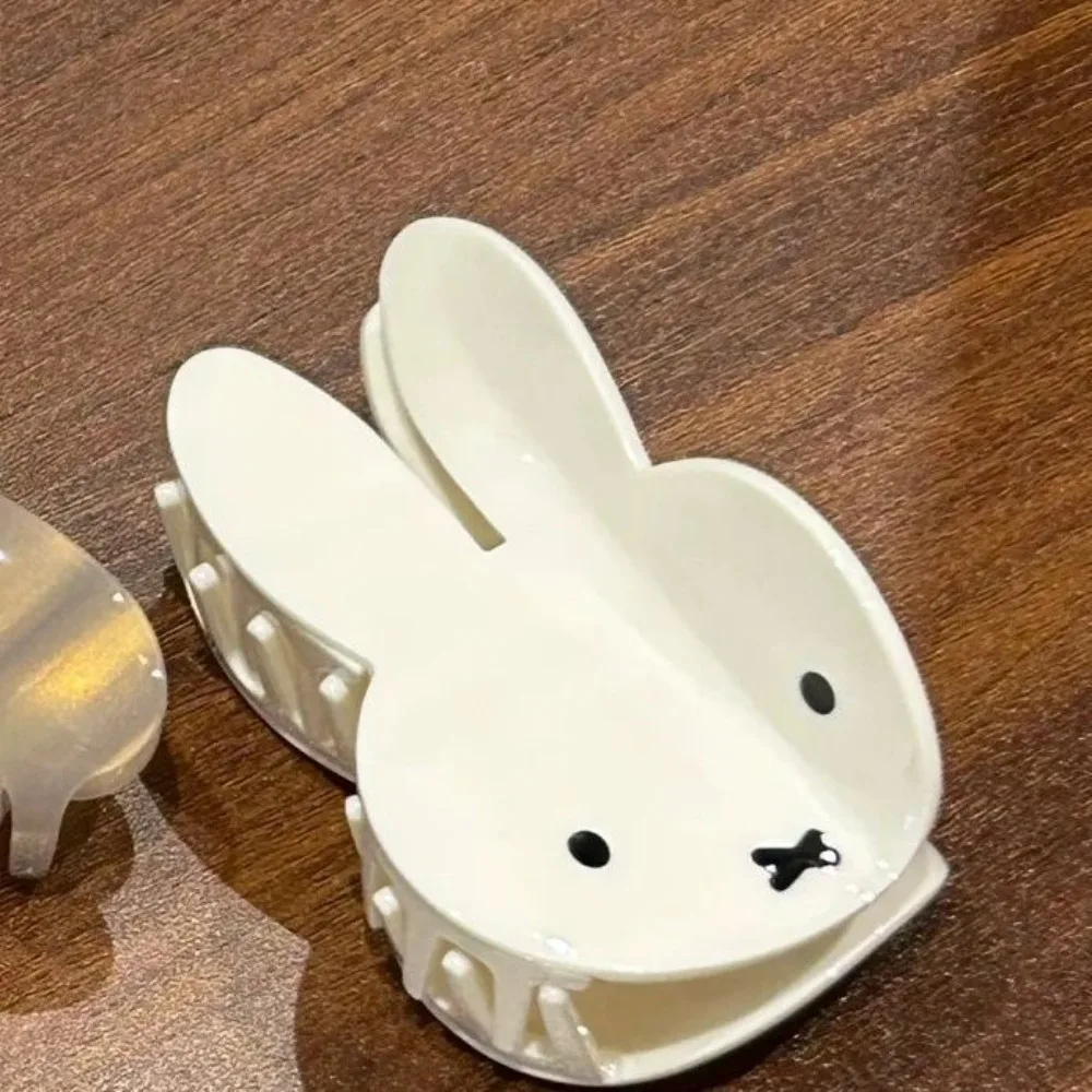 Cute Miffy Hair Clips Sweet Cartoon Claw Clip Girly Headwear Fashion Barrettes Elegant Hair Decor for Women Daily Hairstyle Gift view 6