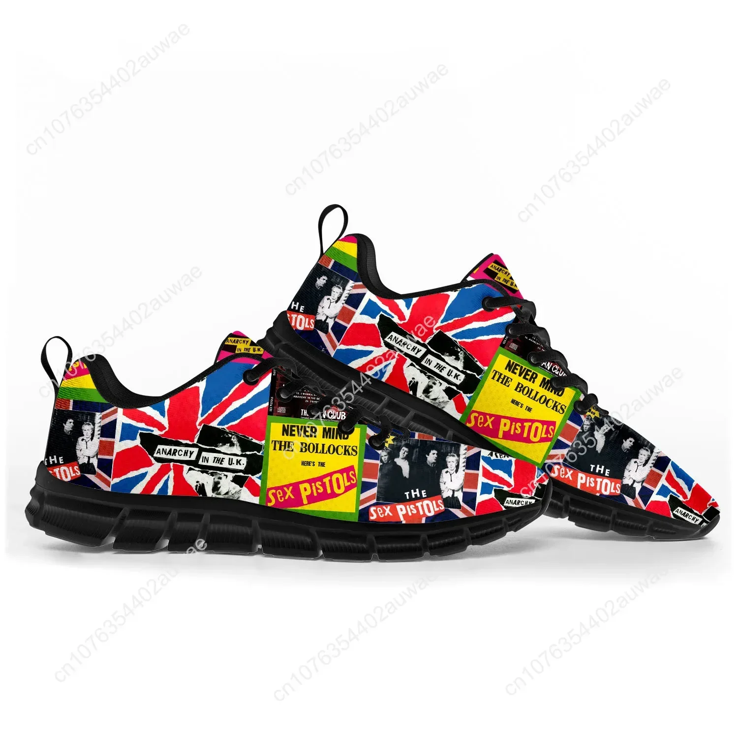 Sex Pistols-Chaussures de sport Punk Rock Band pour hommes et femmes, baskets décontractées personnalisées pour adolescents et enfants, chaussures de couple de haute qualité