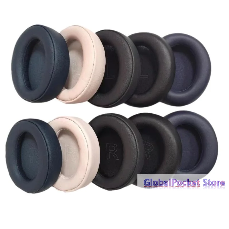 2Pcs Headphones Earmuffs Mesh Memory Covers Sponge Protein Earphone Pads For Anker Soundcore Life Q30 Q35 Replacement Earpads