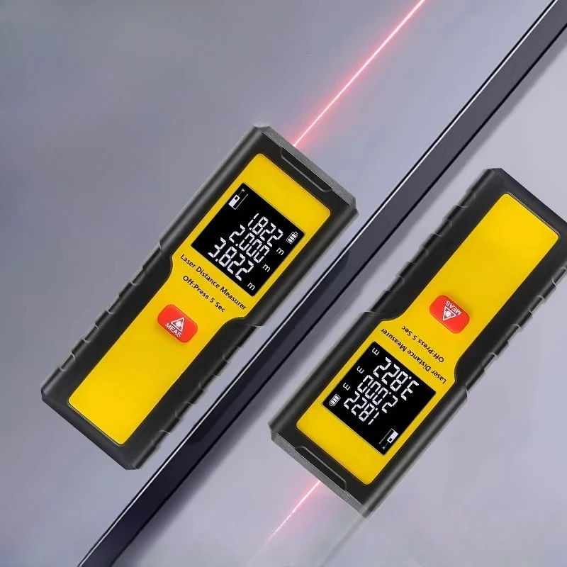 

Laser rangefinder measuring instrument Industrial grade high-precision lithium power measuring instrument Handheld measuring
