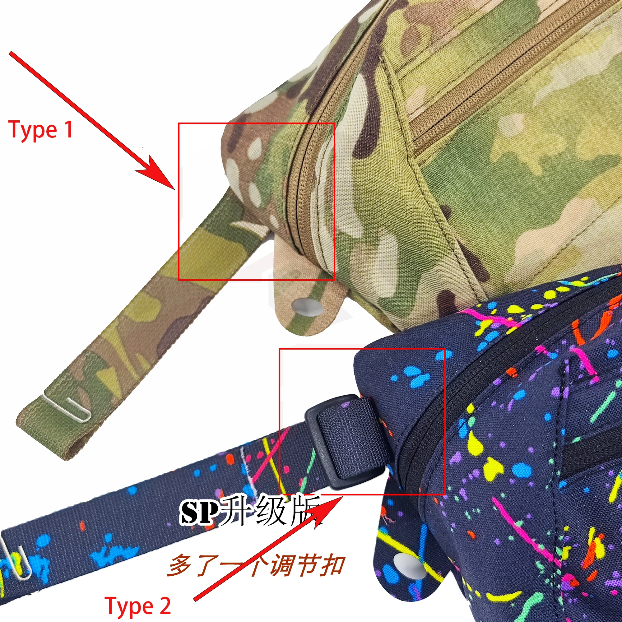 Taktische SS-Style Große Gürteltasche, Hüfttasche, Gürtelbeutel, Jagd-Handytasche – Detail 1