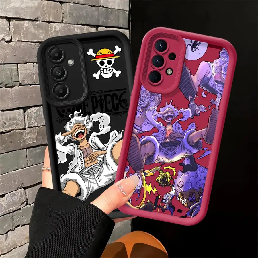 Phone Cover Case for Samsung Galaxy A17 A05 A20 A11 A13 A30 A50 A06 A04 A14 A16 A15 A12 A07 One Pieces Fifth Gear Luffys
