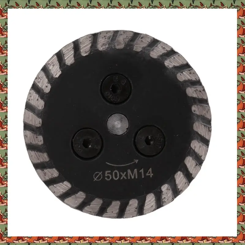

ABLQ 10Pcs 50Mm M14 Aperture Diamond Saw With Detachable Engraving And Cutting Disc, Suitable For Granite Sandstone
