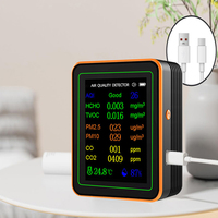 10 in 1 Air Quality Monitor Household Portable CO CO2 TVOC HCHO Tester with Alarm Temperature Humidity Tester CO2 Meter for Home