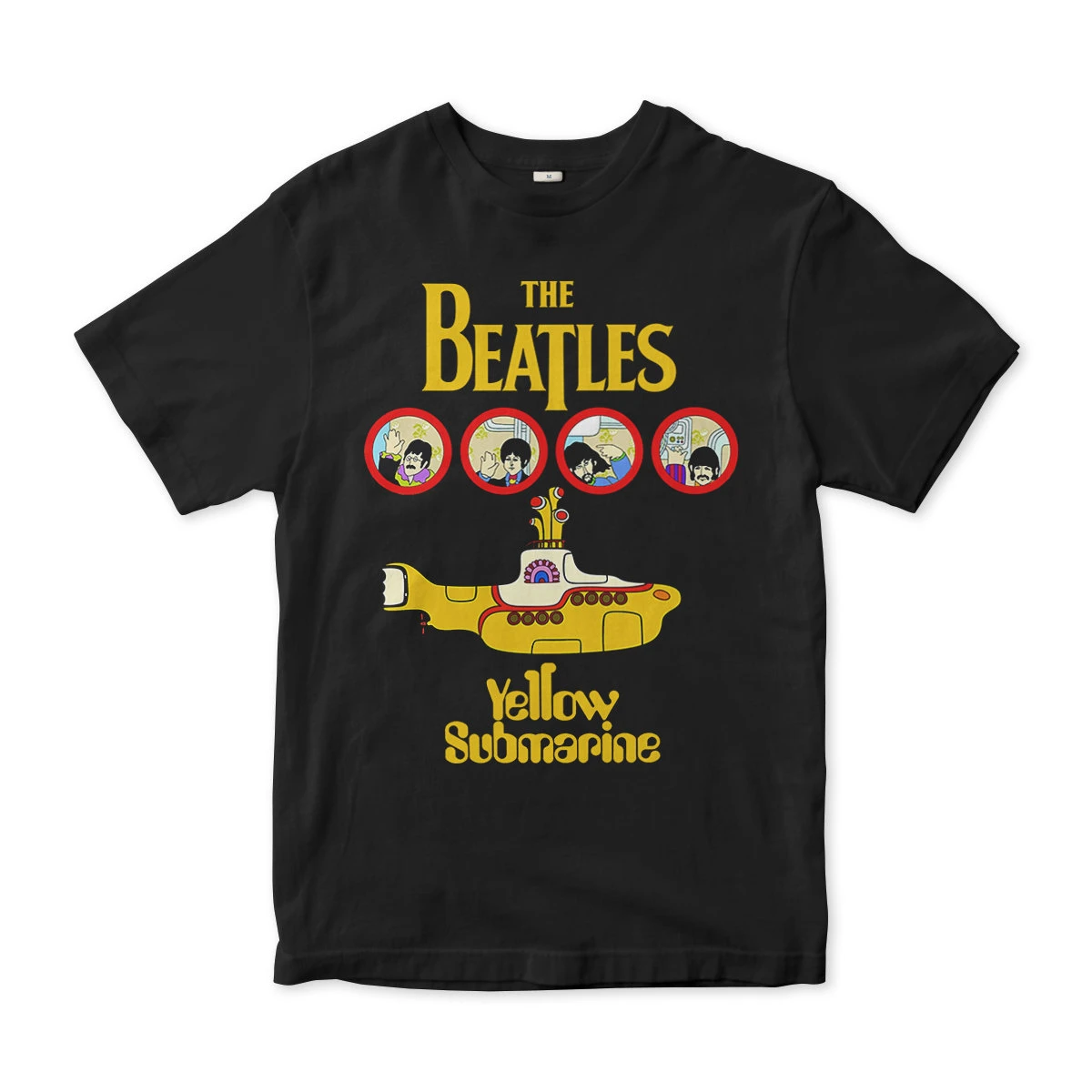 The Beatles Yellow Submarine T-shirt Rock Tee 2026 Summer New Men Women Fashion Casual Street Wear Y2K Cotton Oversized T-shirt