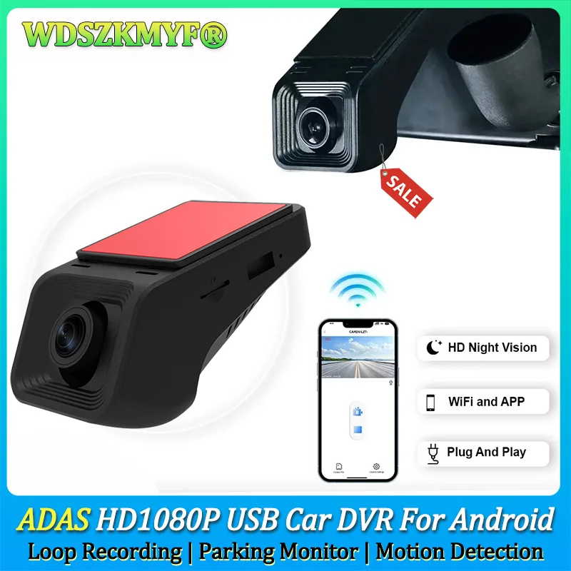 1080P Car DVR ADAS Dash Cam for Car Camera WIFI Video Recorder Car Camera Night Vision For Android Car DVD Player Navigation