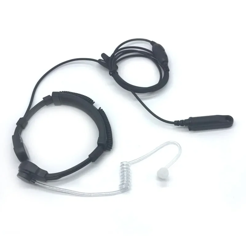 BAOFENG UV-9R Plus Pro CB Radio Flexible Throat Microphone PTT Mic Earpiece Air Tube Headset for UV-XR A-58 GT-3WP Walkie Talkie