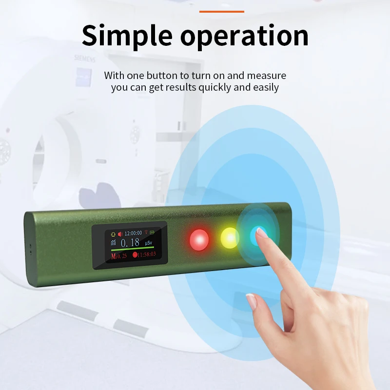 Radiation Dosimeter - High Sensitivity Geiger GM Tube Detector for β-ray γ-ray and X-ray Nuclear Magnetic Radiation Measurement