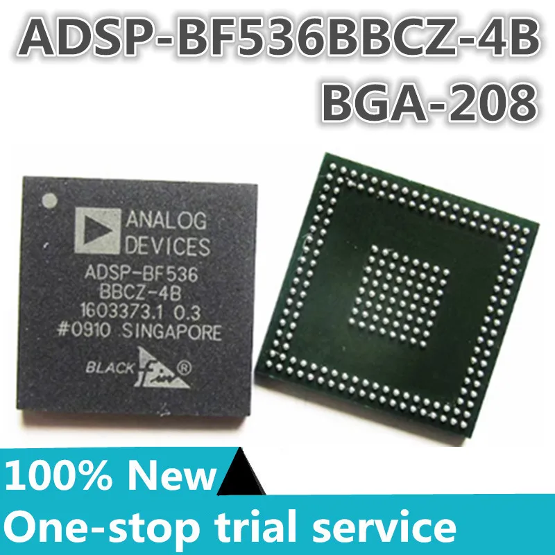 1-10PCS %New original ADSP-BF536BBCZ-4B package BGA-208 embedded DSP digital signal processor