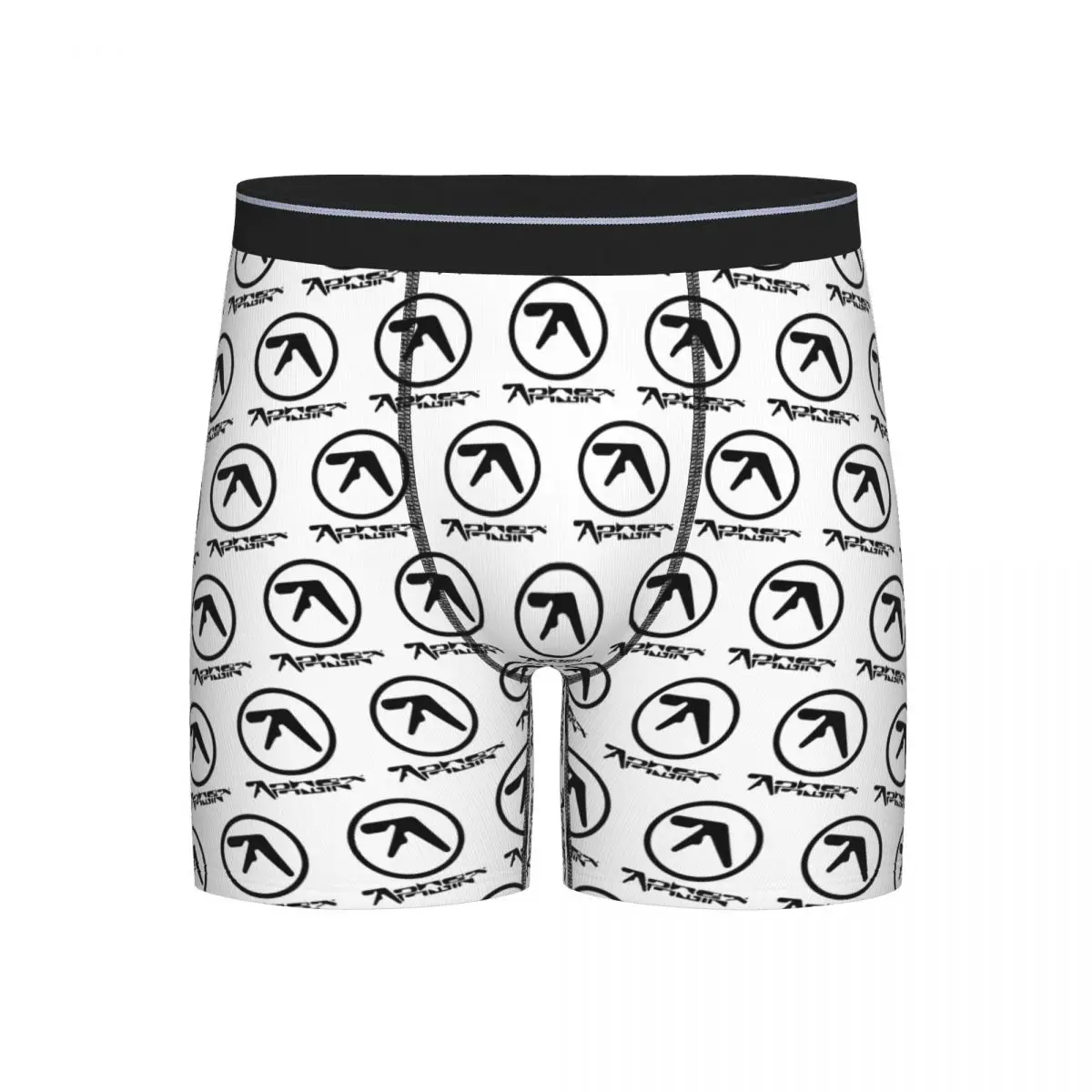 

Long Boxer Underpants Shorts Aphex Twin Creative Y2K Logo Panties Men's Breathable Underwear for Homme Man Boyfriend Gifts