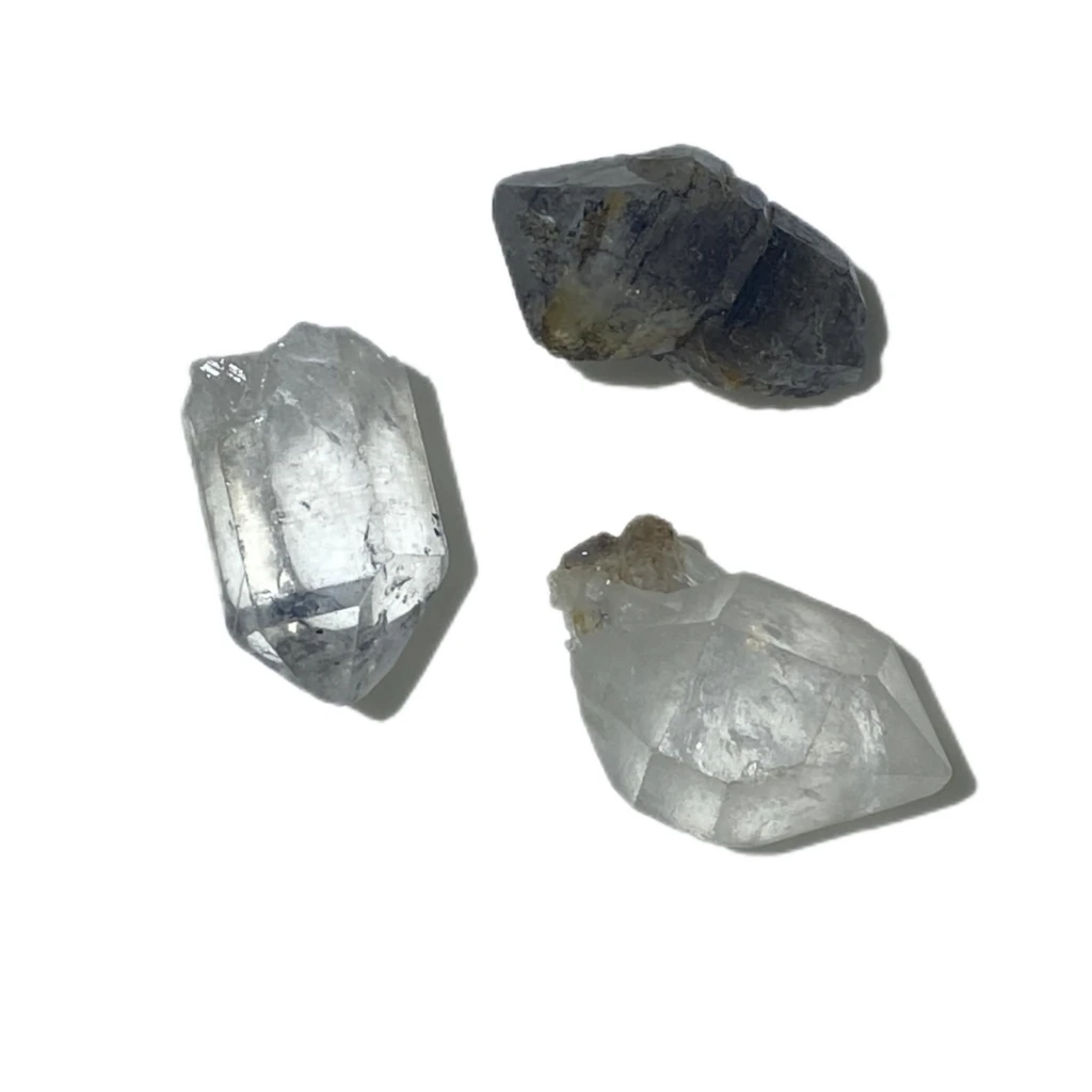 10 pcs Natural Herkimer Diamond Raw Stone Mineral Specimen Crystal Gemstone Collection view 3