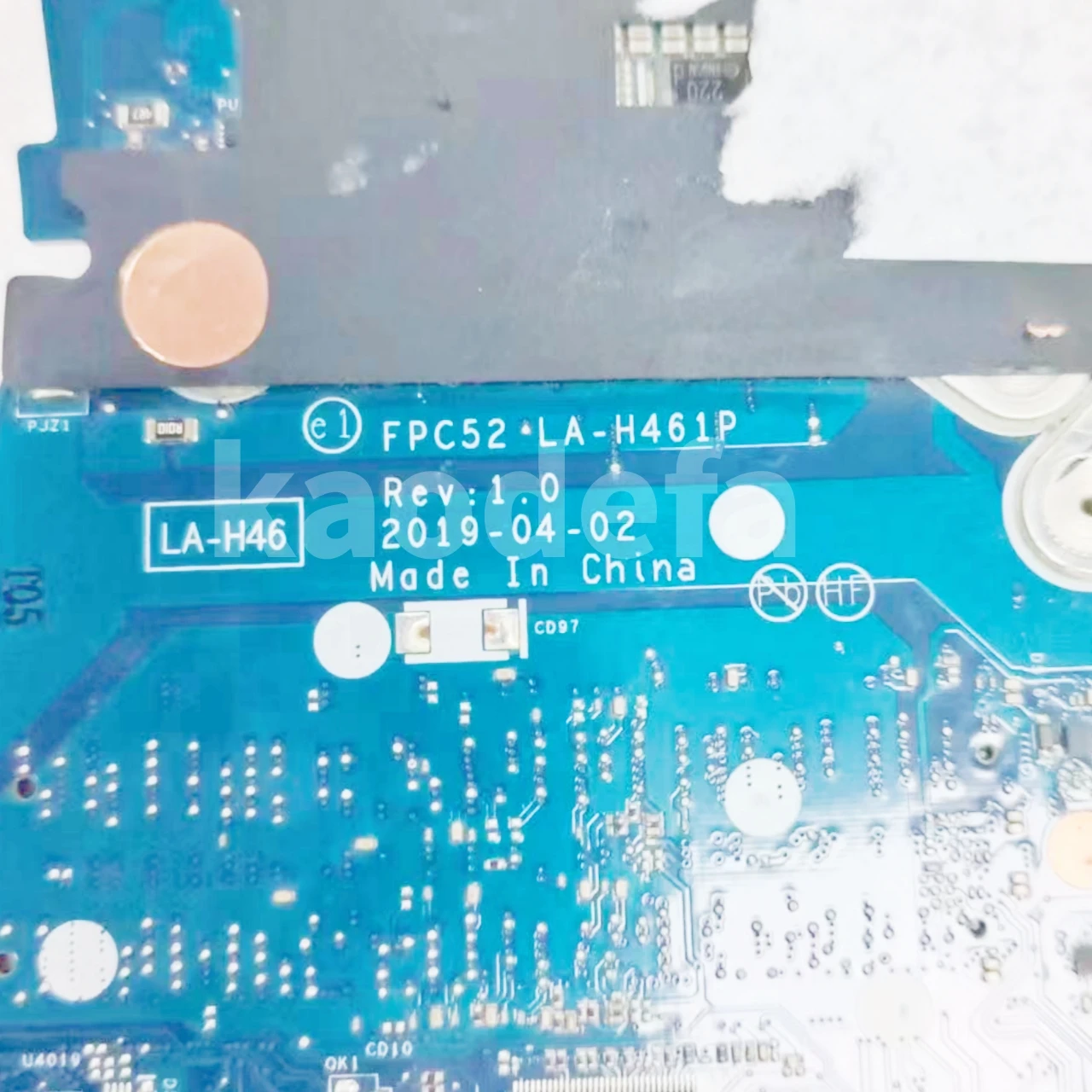 Imagem -06 - Laptop Motherboard para hp Pavlion 15-dk Cpu I5-9300h Srf6x Gpu: N17p-g0-k1-a1 Gtx1050 3gb 100 Testado ok Fpc52 La-h461p