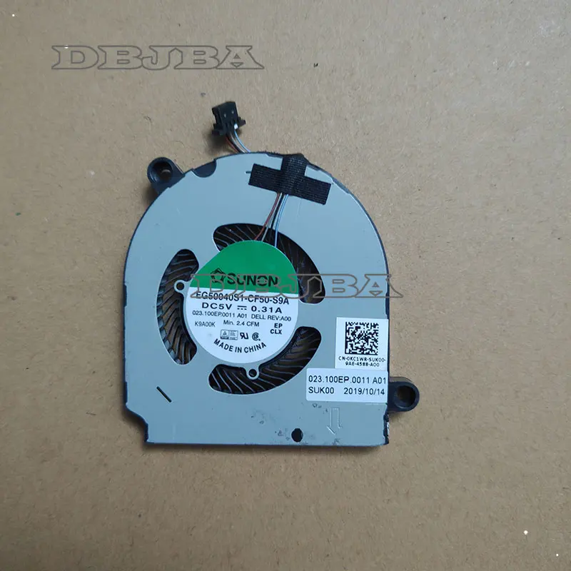 Laptopo Cooling Fan For DELL Latitude 13 5300 2-in-1 KC1WR EG50040S1-CF50-S9A