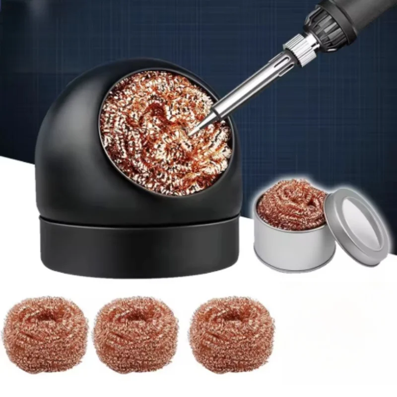 سبيكة لحام تلميح الأنظف ديسولديرينغ تنظيف الكرة لحام سبيكة لحام مرشح شبكي سلك معدني حامل الصلب الكرة القصدير مزيل