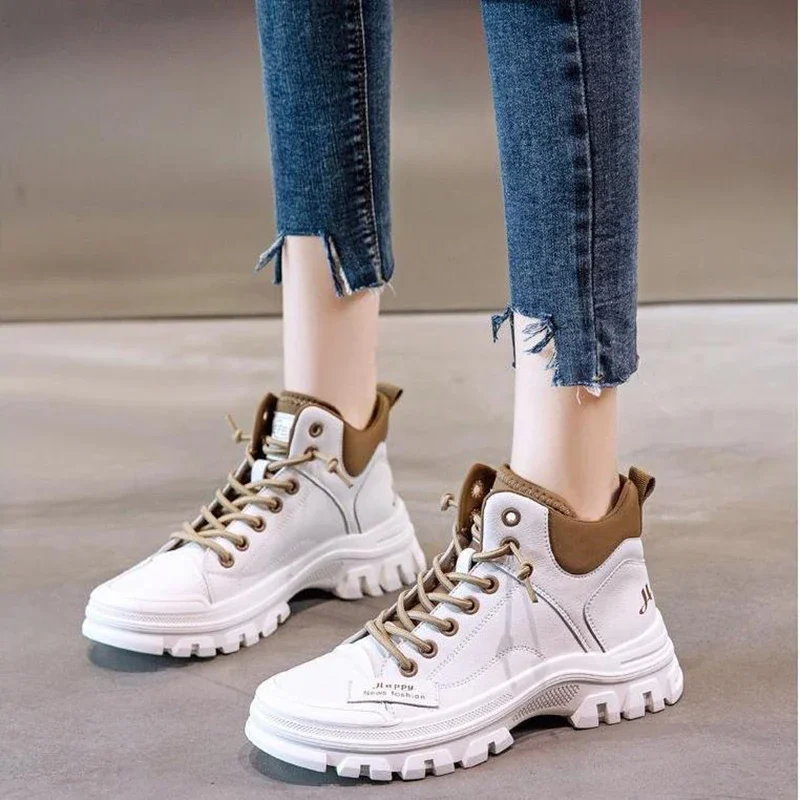 New Arrival Autumn Winter Shoes Women Modern Boots Genuine Leather Warm Plush Fashion Ladies Ankle Boots Black DX191