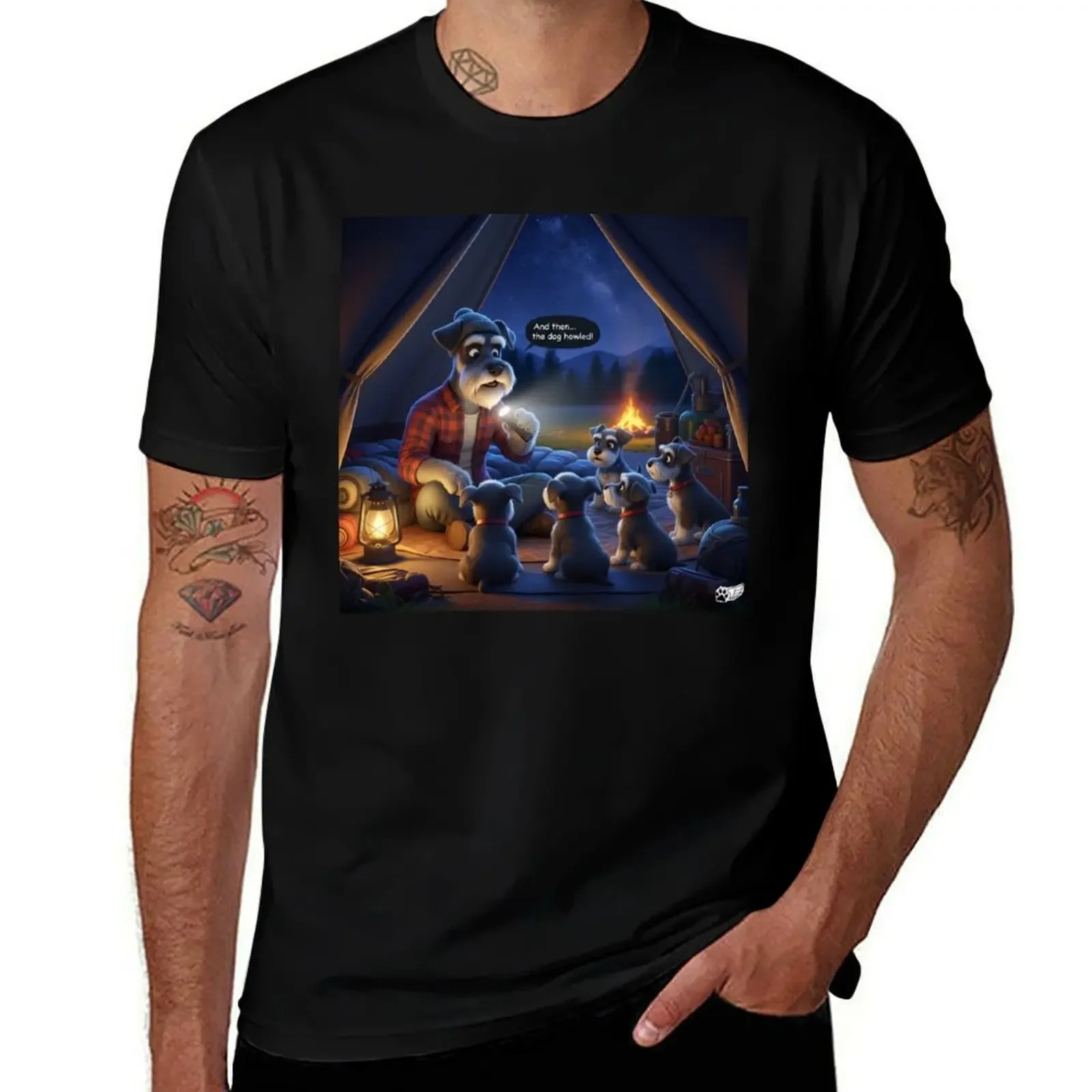 

Storytime with Dad Schnauzer – Father’s Day Edition T-Shirt heavyweights blue lock Short sleeve tee t shirt men 100℅ cotton