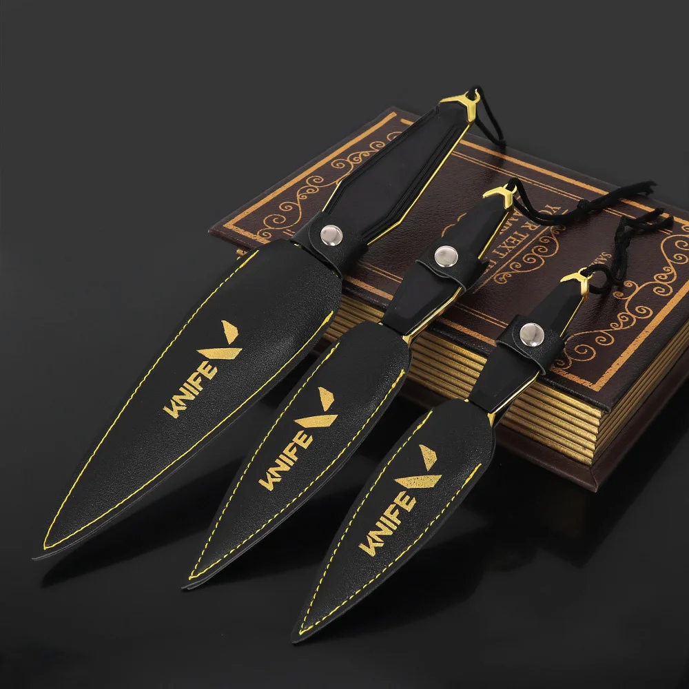Valorant Melee Weapon Championship 2023 Ninja KunaiกับHolster Samurai Katanaคอสเพลย์บาหลีเพลงดาบของเล่นมีดของขวัญเด็ก