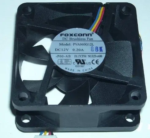 

NEW FOR FOXCONN PVA060G12L 6025 6CM 4PIN cooling fan