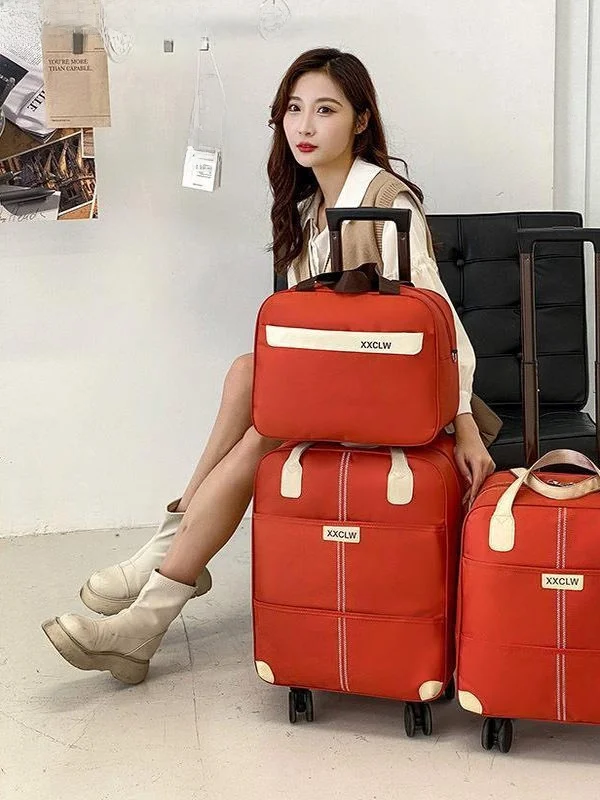 lightweight-travel-luggage-bag-women's-waterproof-quiet-universal-wheel-check-in-bag-large-capacity-urban-simple-style-suitcase