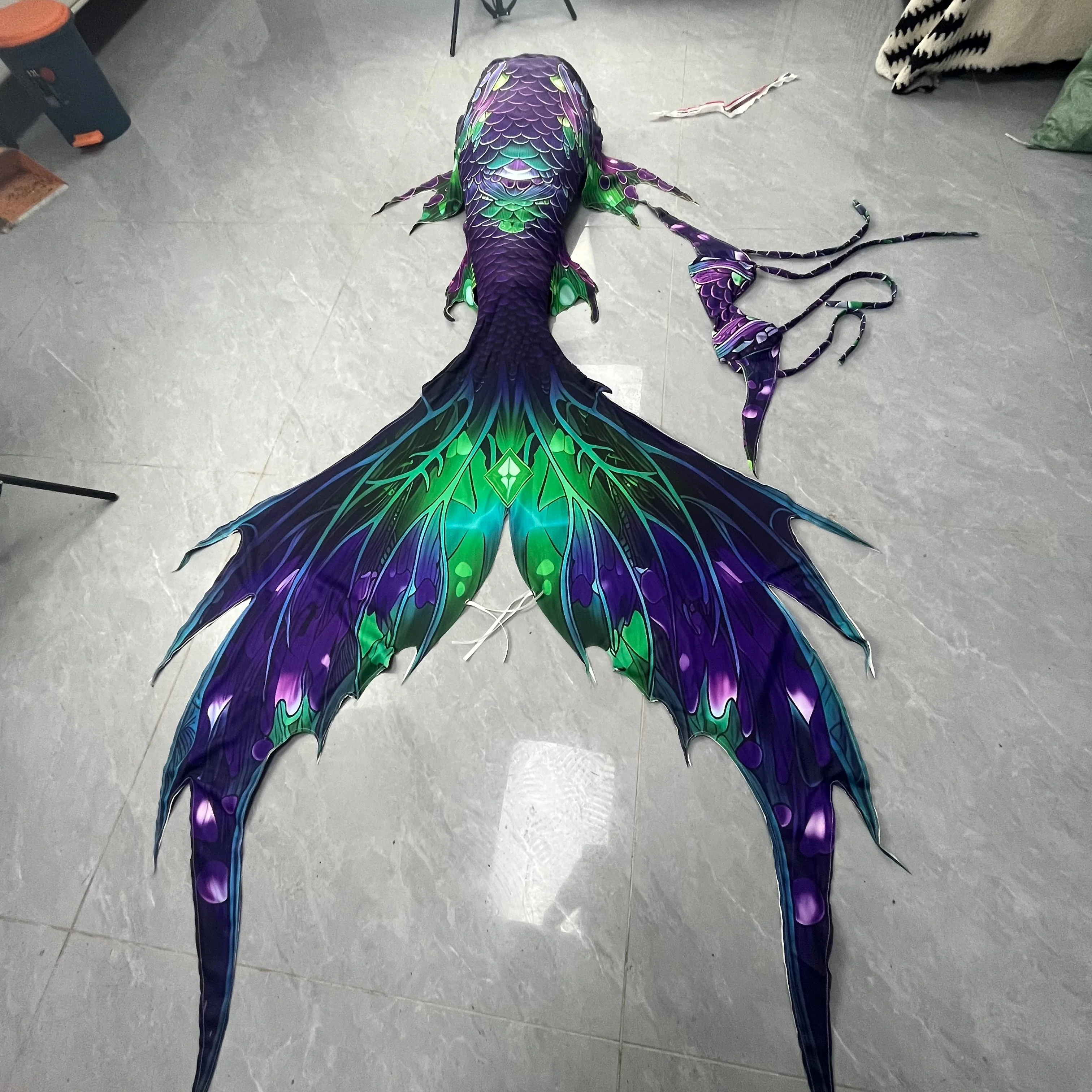 

Зеленый костюм русалки для взрослых, большой размер, высококачественный профессиональный костюм для подводного плавания и фридайвинга.