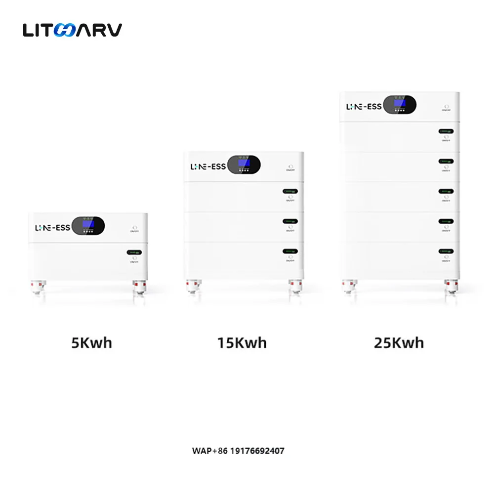 All in One Inverter and Lithium Battery Solar with Battery Energy Storage Cost System Stackable LiFePO4 48V 200AH Home Backup