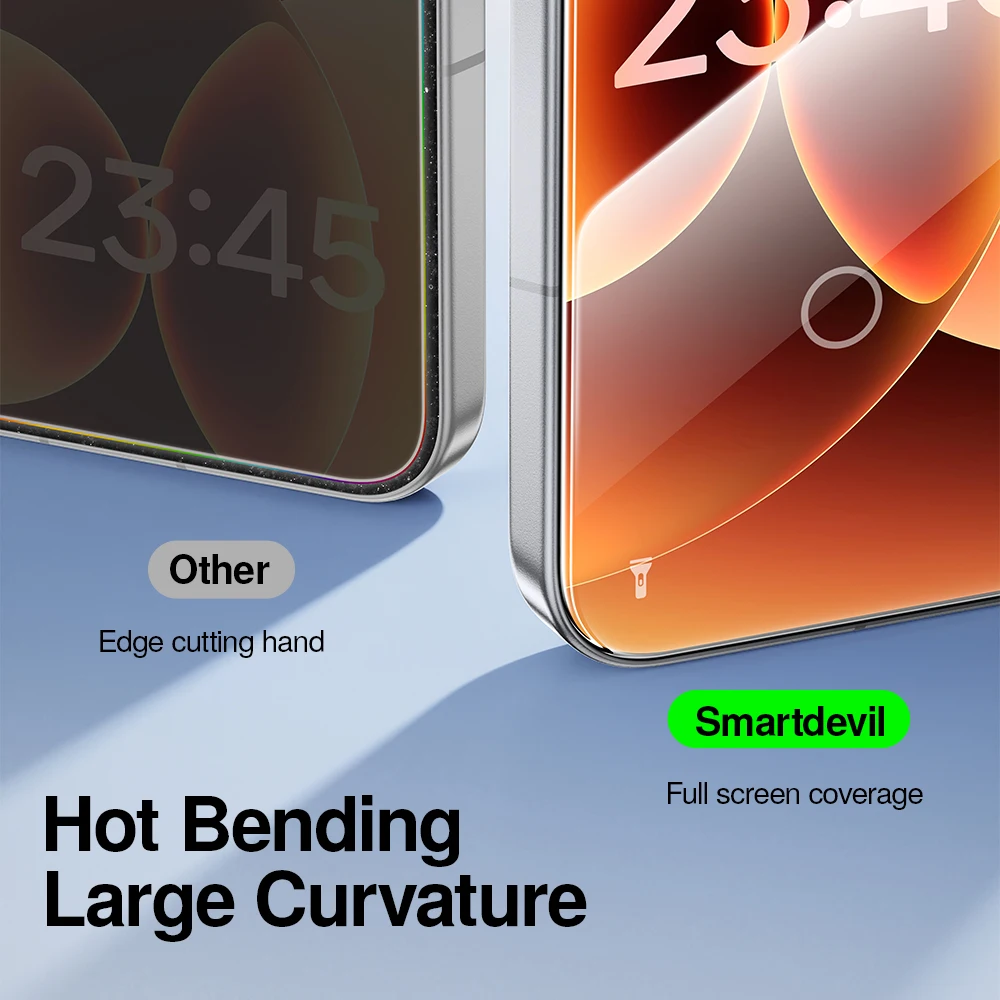 SmartDevil 2PCS Screen Protector for Xiaomi 17Ultra 17 Pro Max HD Tempered Glass Film for Mi 17 17 Pro Anti-fingerprint