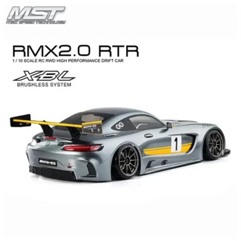 1/10 MST RMX2.0 XBL Brushless 2.4GHz 1:10 RTR RC Car AMG GT3 533715 RWD Electric Remote Control Model Car Drift Racing Adults