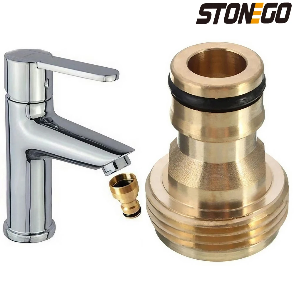 STONEGO Universal Kitchen Faucet Adapter for Tap Connector Mixer Hose, Joiner Fitting and Pipe