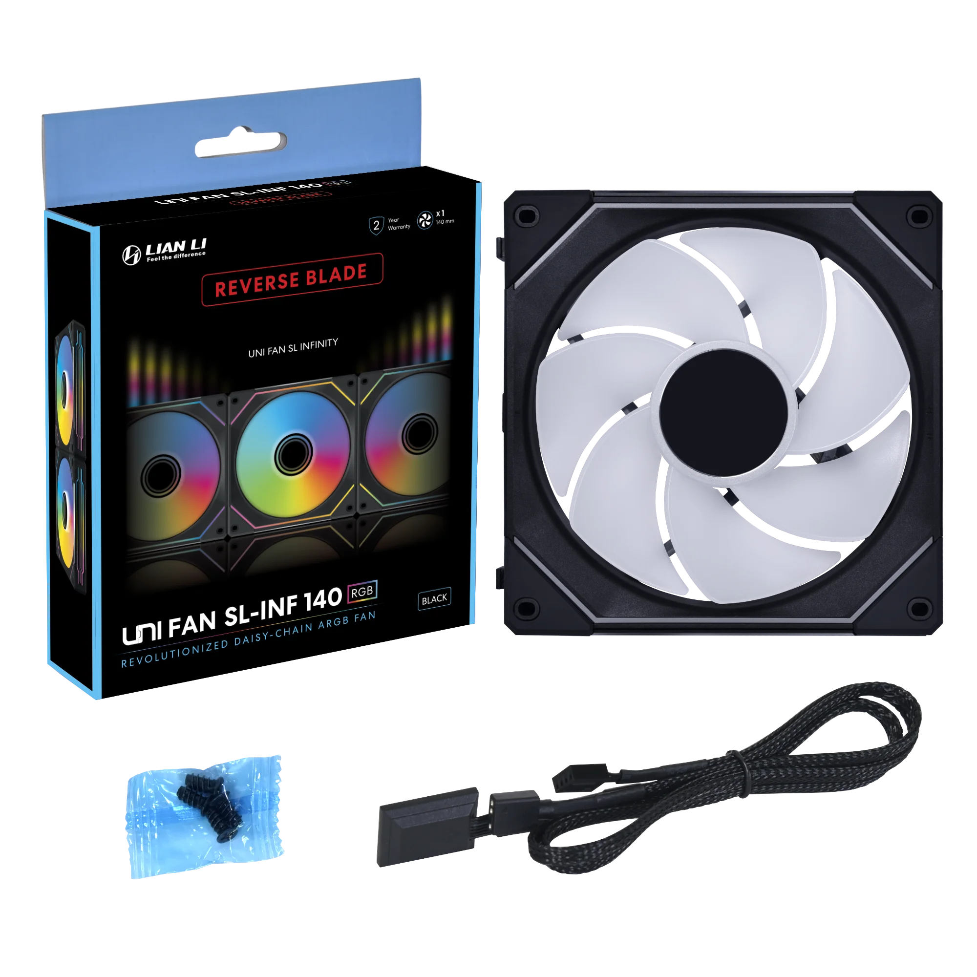 Lian-Li UNI FAN SL Infinity 140 Single Pack NO CONTROLLER Lian-Li UNI FAN SL Infinity 140 Single Pack NO CONTROLLER
