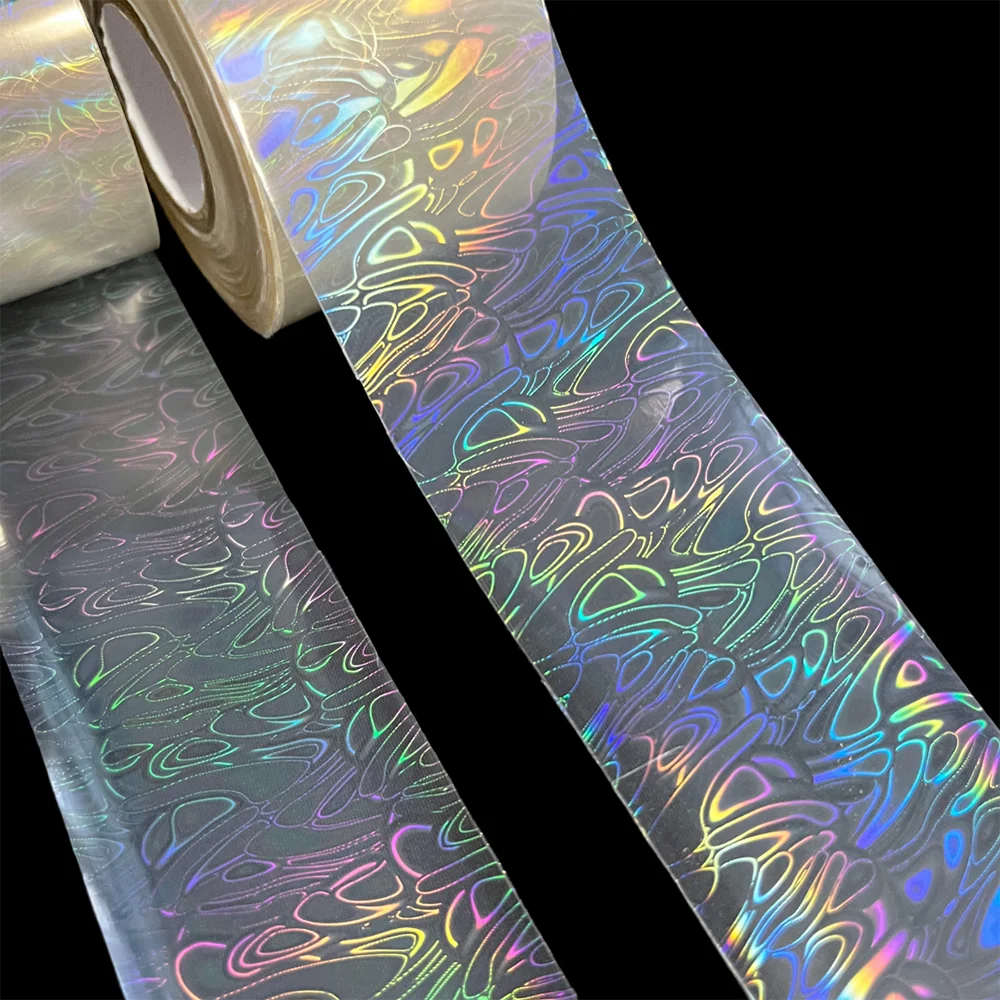 Free Shipping Decor Fishing Lure Reflective Foil Transparent Hot Stamping Film DIY Jig Bait Wrapping Holographic Transfer Paper