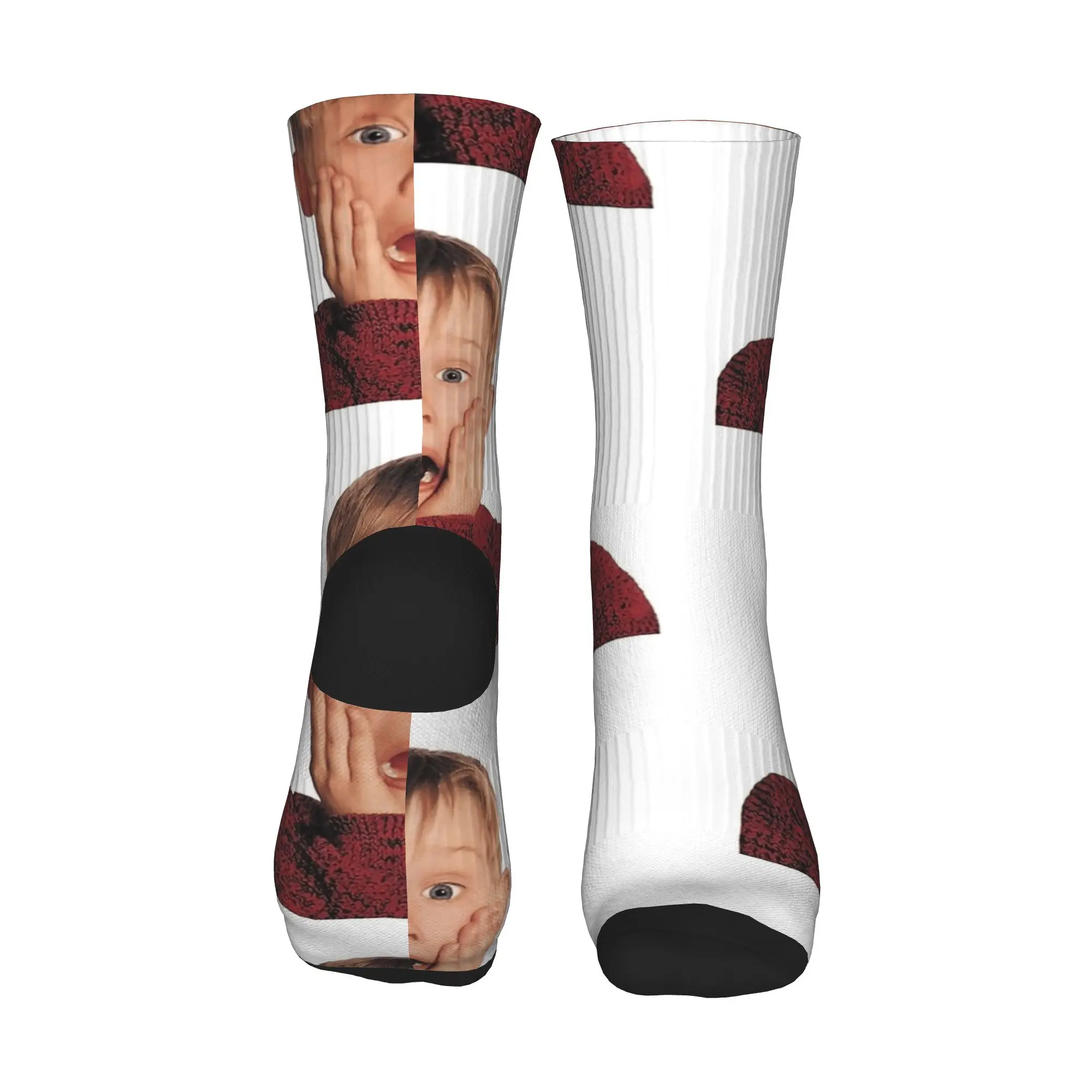 Home Alone Funny Movie Socks  Kawaii Stockings Spring Non-Slip Men's Socks Breathable Custom Outdoor Socks