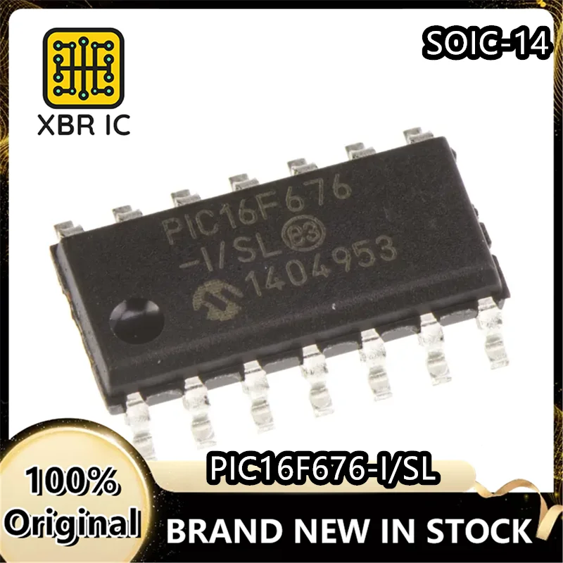 

(20/50 pieces) PIC16F676-I/SL PIC16F676 single chip microcontroller chip SOP14 new original authentic spot fast delivery