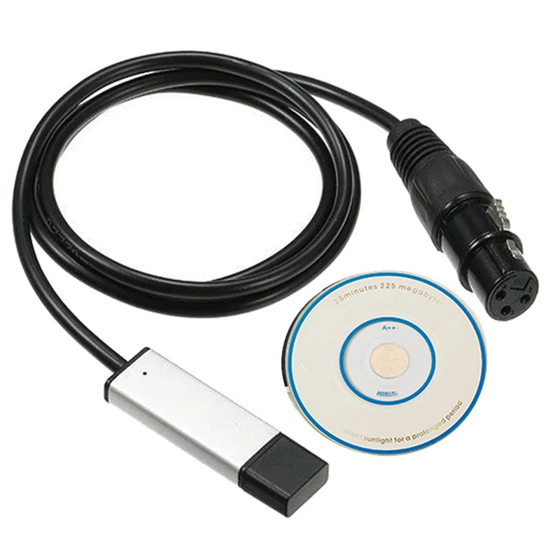 RS485 DMX512 Converter Cable Stage Lighting Controller Adapter Equipment LED Control Cable