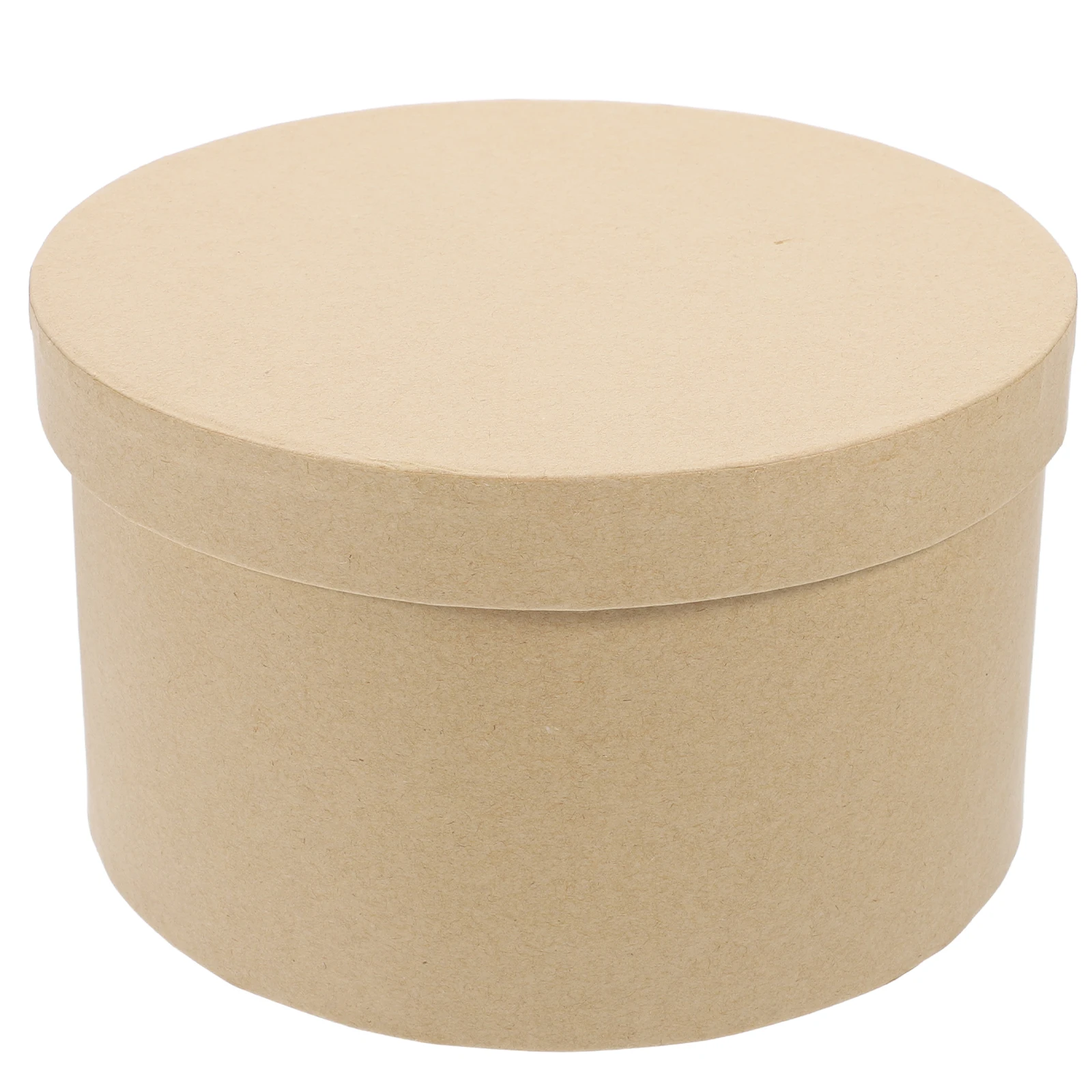 

1pcs Round Kraft Paper Box 12.5x12.5x6cm Cookies Candies Cakes Baking Storage Lightweight Durable Gift Boxes Party Sweets Pastry