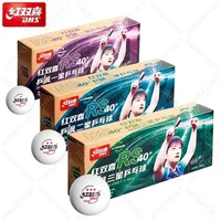 Pelotas de tenis de mesa DHS RS40 + nuevas pelotas de Ping Pong aprobadas por ITTF Tecnología de plástico PCR con bajo contenido de carbono